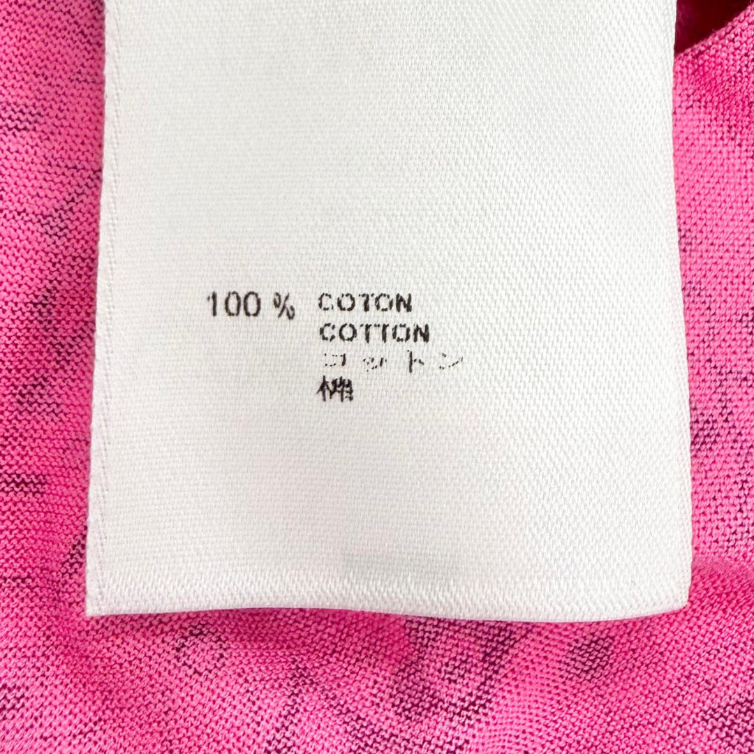 Pristine LOUIS VUITTON MURAKAMI Cosmic Blossom Ribbon-Detailed Top pink S