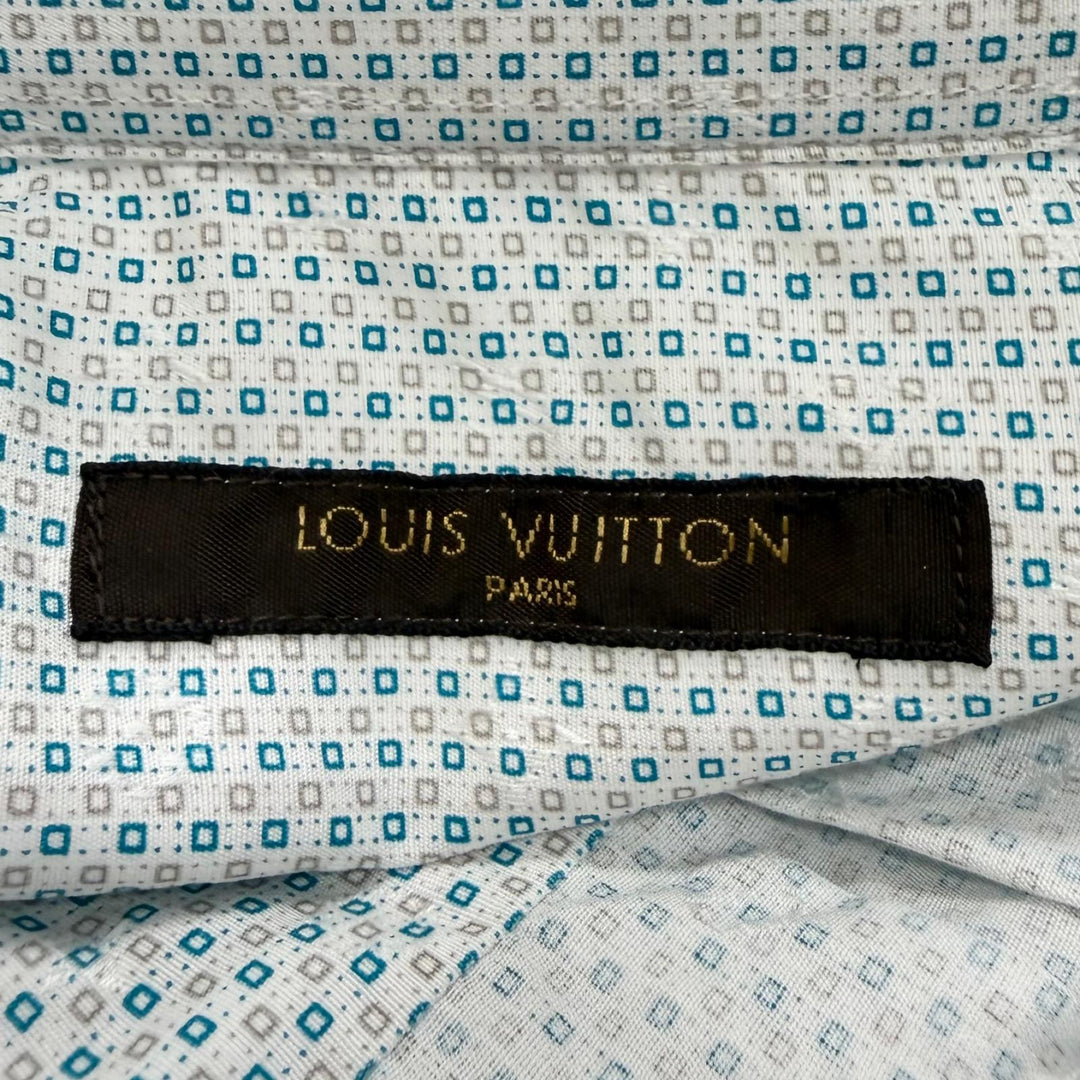 Excellent LOUIS VUITTON Short sleeve shirt LV polka dot pattern multicolor