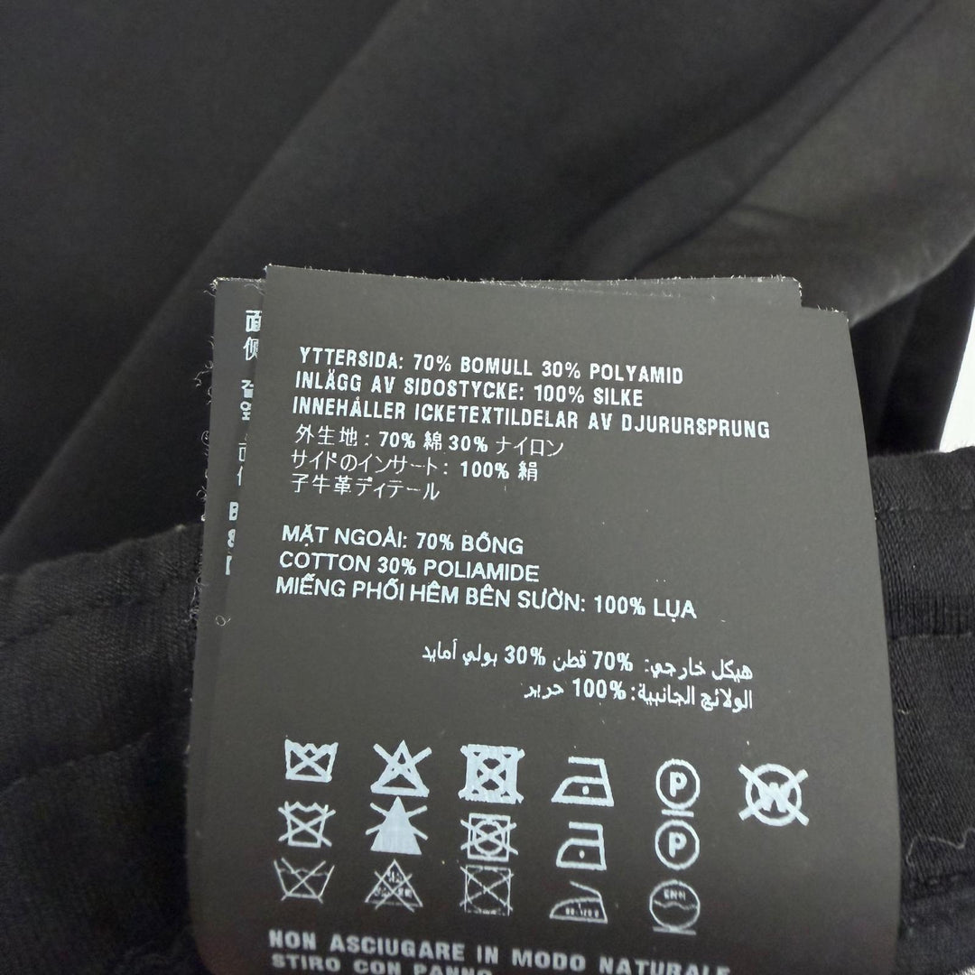 Great PRADA Pants Triangle Logo Joggers black cotton mens S