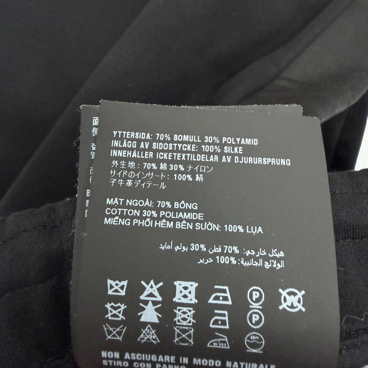 Great PRADA Pants Triangle Logo Joggers black cotton mens S
