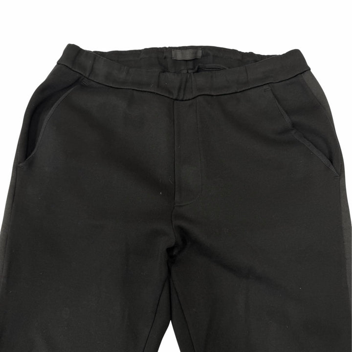 Great PRADA Pants Triangle Logo Joggers black cotton mens S