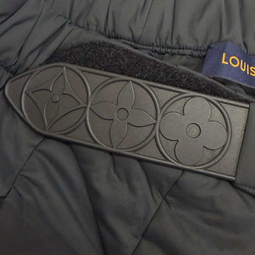 Discounted Pristine LOUIS VUITTON Pants Monogram Padded Joggers gray IT 40