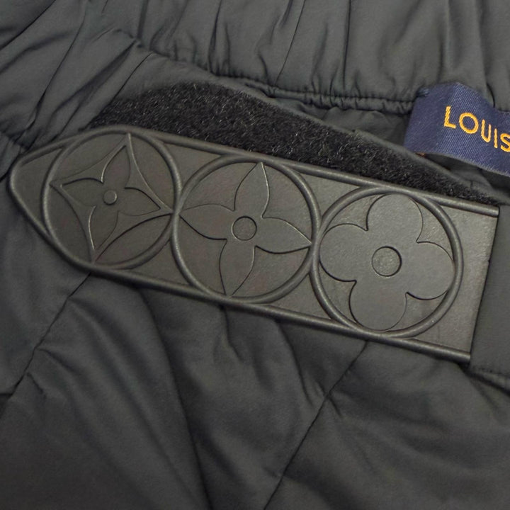 Discounted Pristine LOUIS VUITTON Pants Monogram Padded Joggers gray IT 40