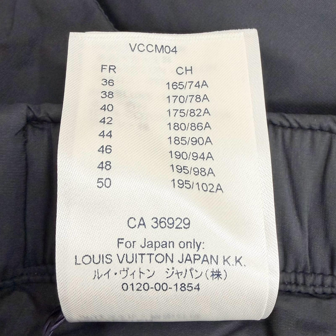 Discounted Pristine LOUIS VUITTON Pants Monogram Padded Joggers gray IT 40