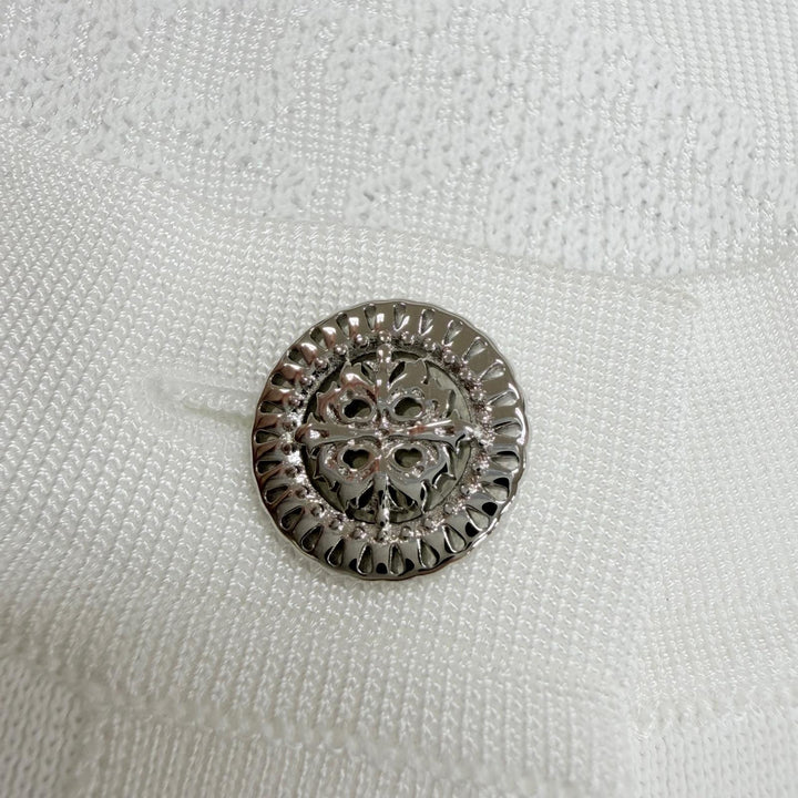 Excellent HERMES Short-sleeved knit with a pheromone motif. 34 6E2641D8
