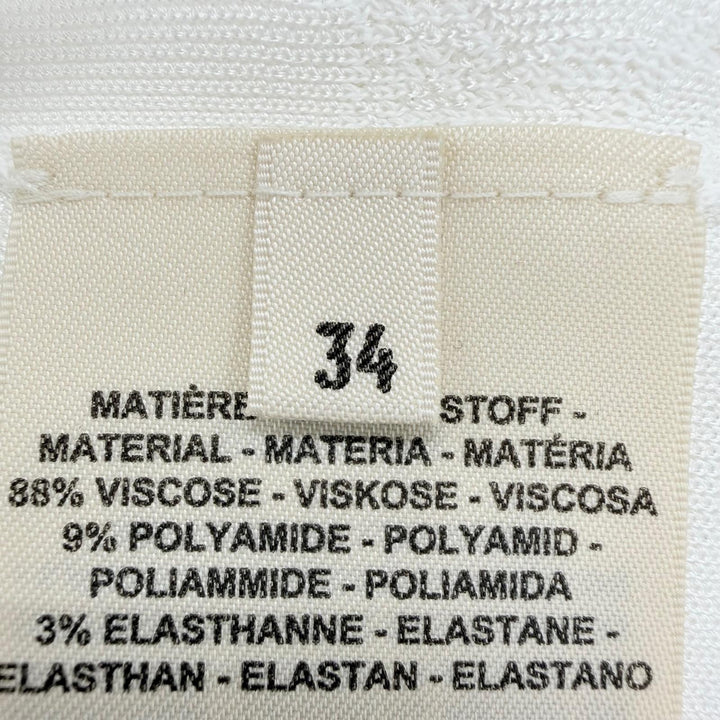 Excellent HERMES Short-sleeved knit with a pheromone motif. 34 6E2641D8