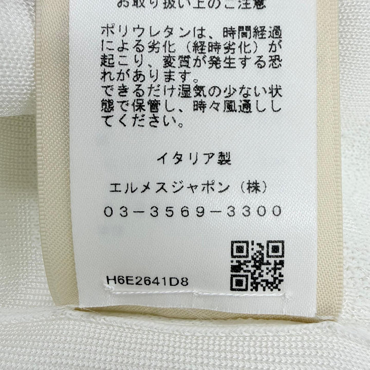 Excellent HERMES Short-sleeved knit with a pheromone motif. 34 6E2641D8