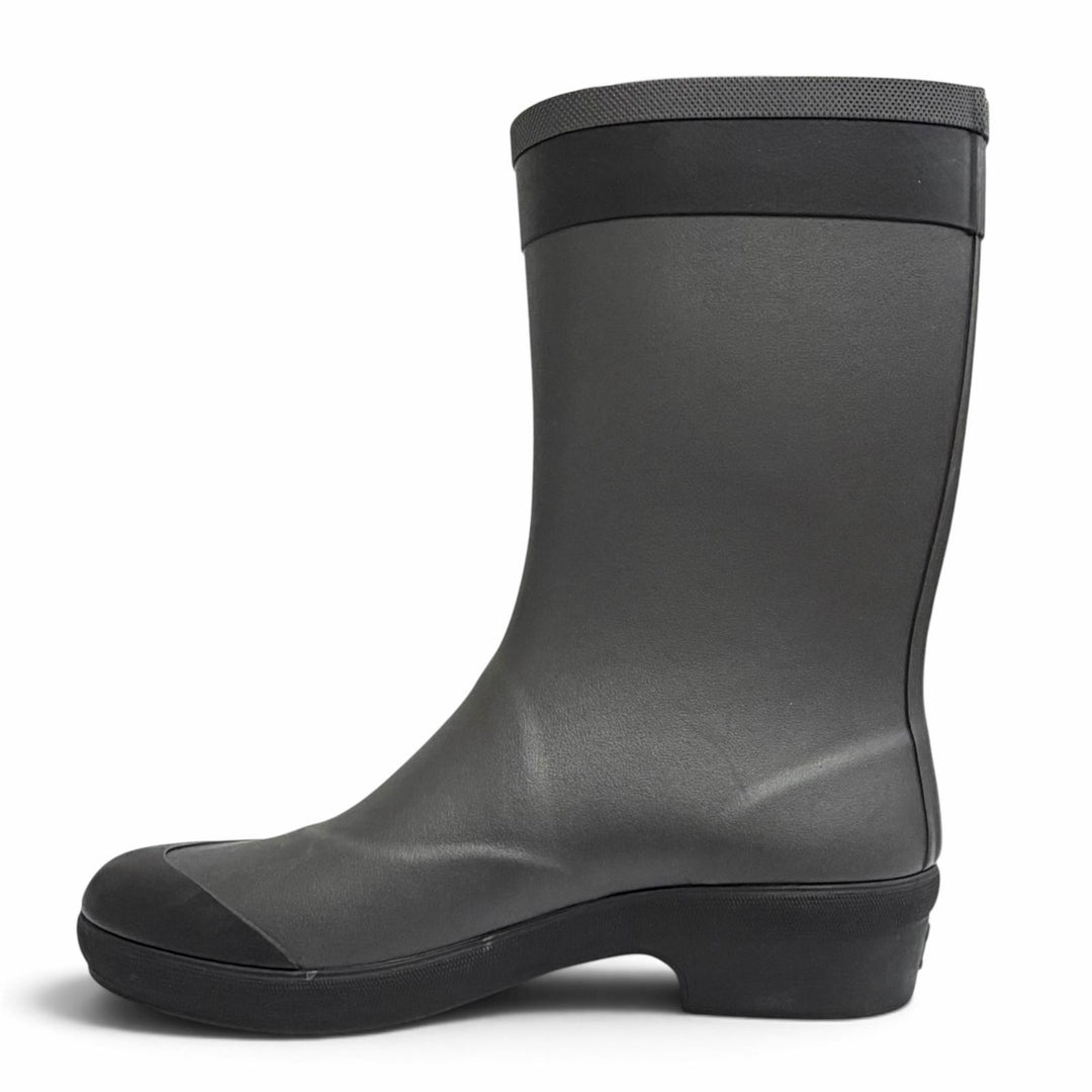 Great CHANEL short boots COCO Mark Side Logo Rain Boots black rubber 37 G34881
