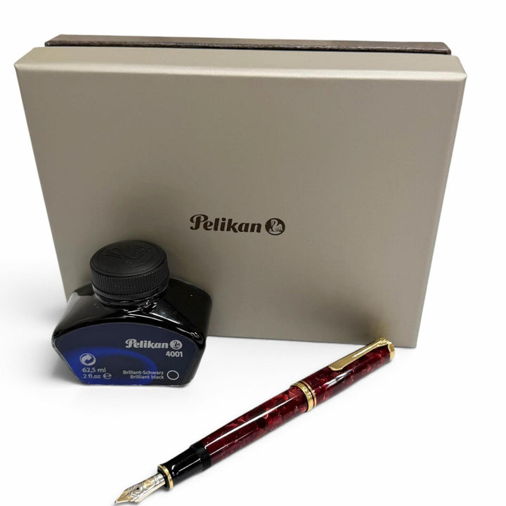 Excellent PERIKAN fountain pen M600 Souverän Cap, Inhalation type Ruby