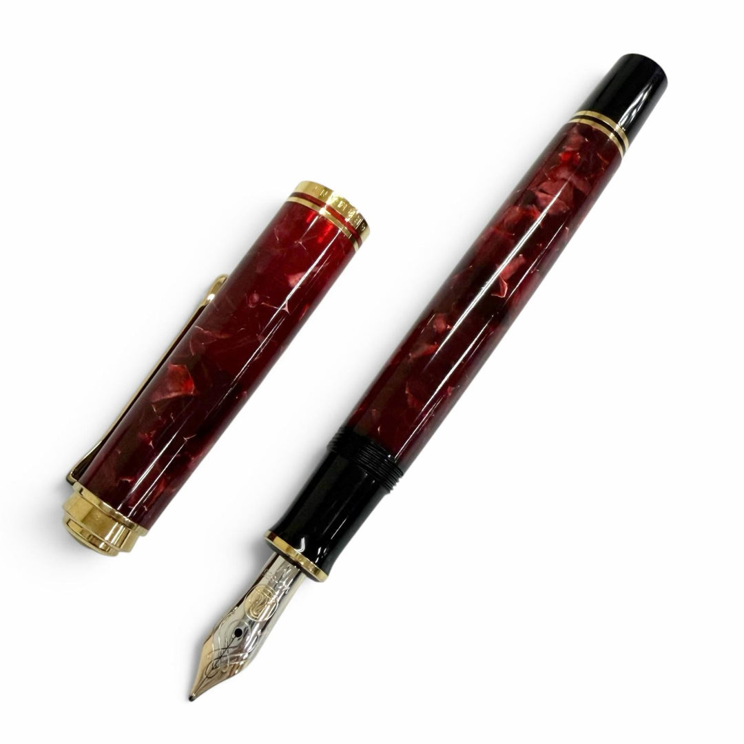 Excellent PERIKAN fountain pen M600 Souverän Cap, Inhalation type Ruby