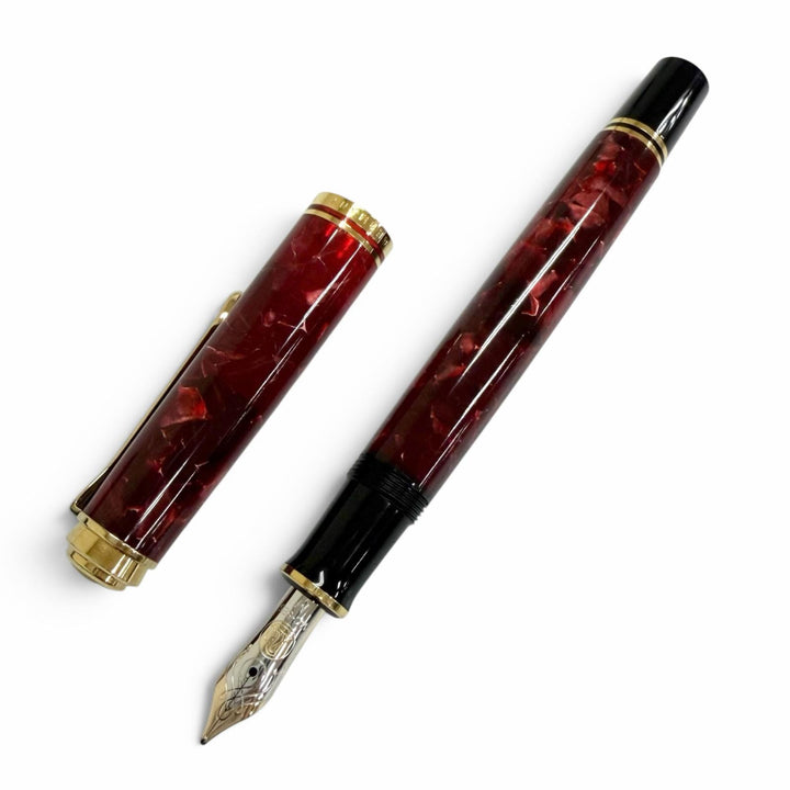 Excellent PERIKAN fountain pen M600 Souverän Cap, Inhalation type Ruby