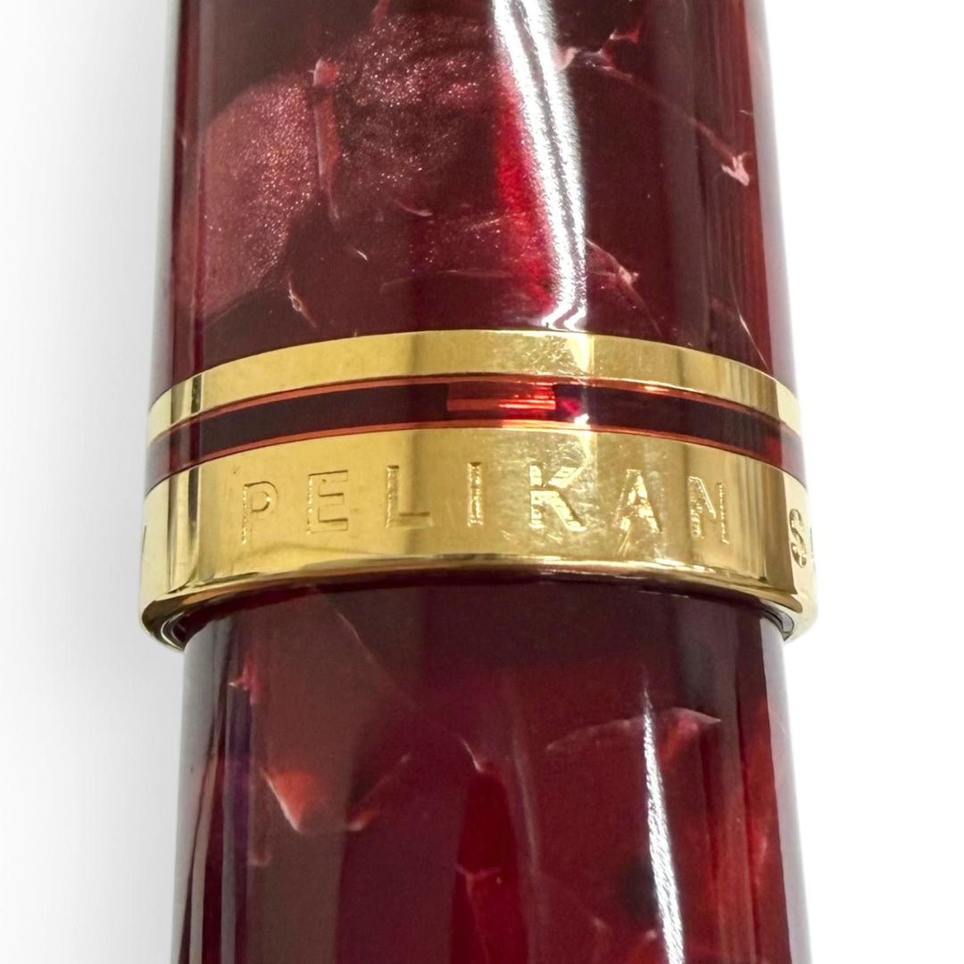 Excellent PERIKAN fountain pen M600 Souverän Cap, Inhalation type Ruby