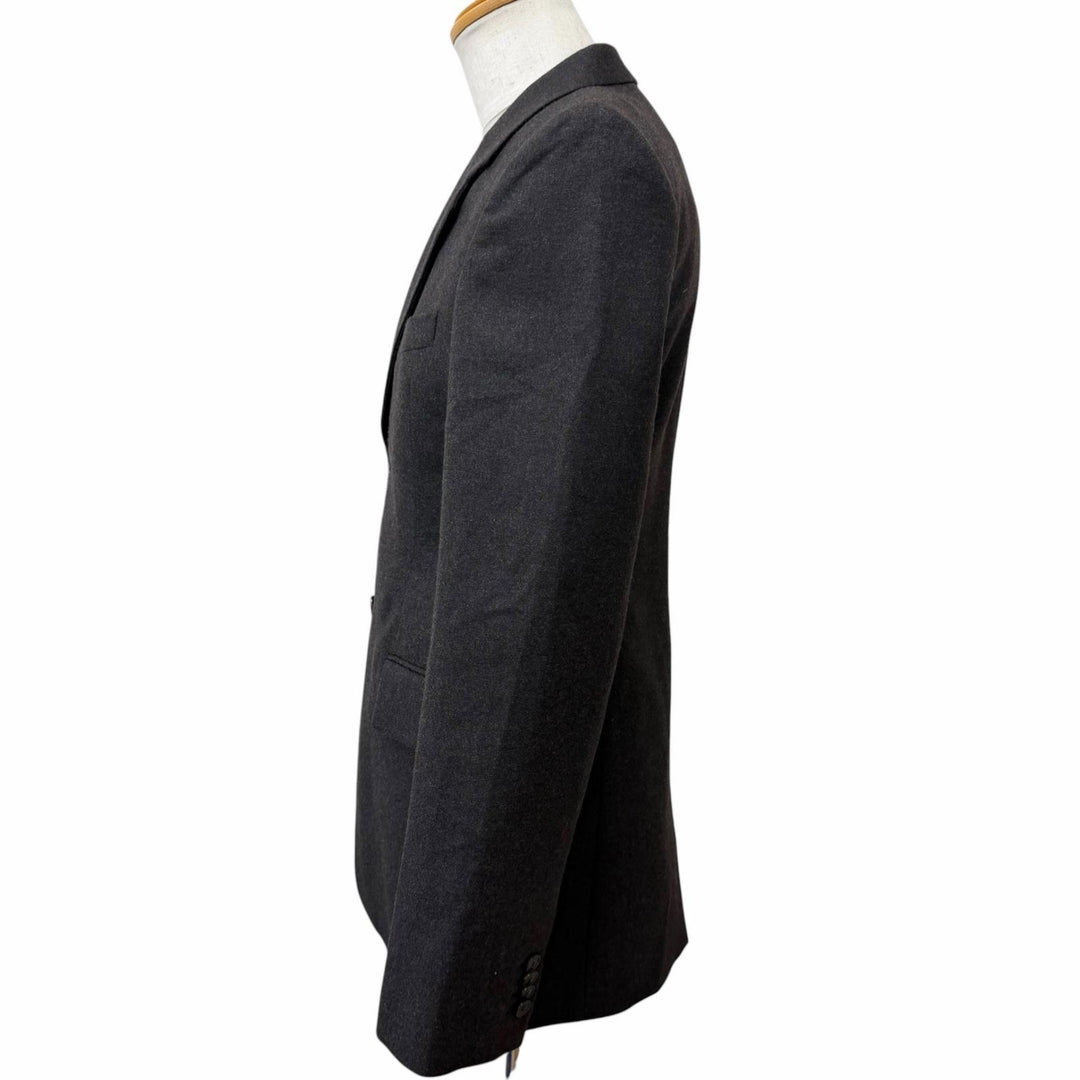 Discounted Pristine BALENCIAGA Chester coat All-over logo print on the lining Charcoal