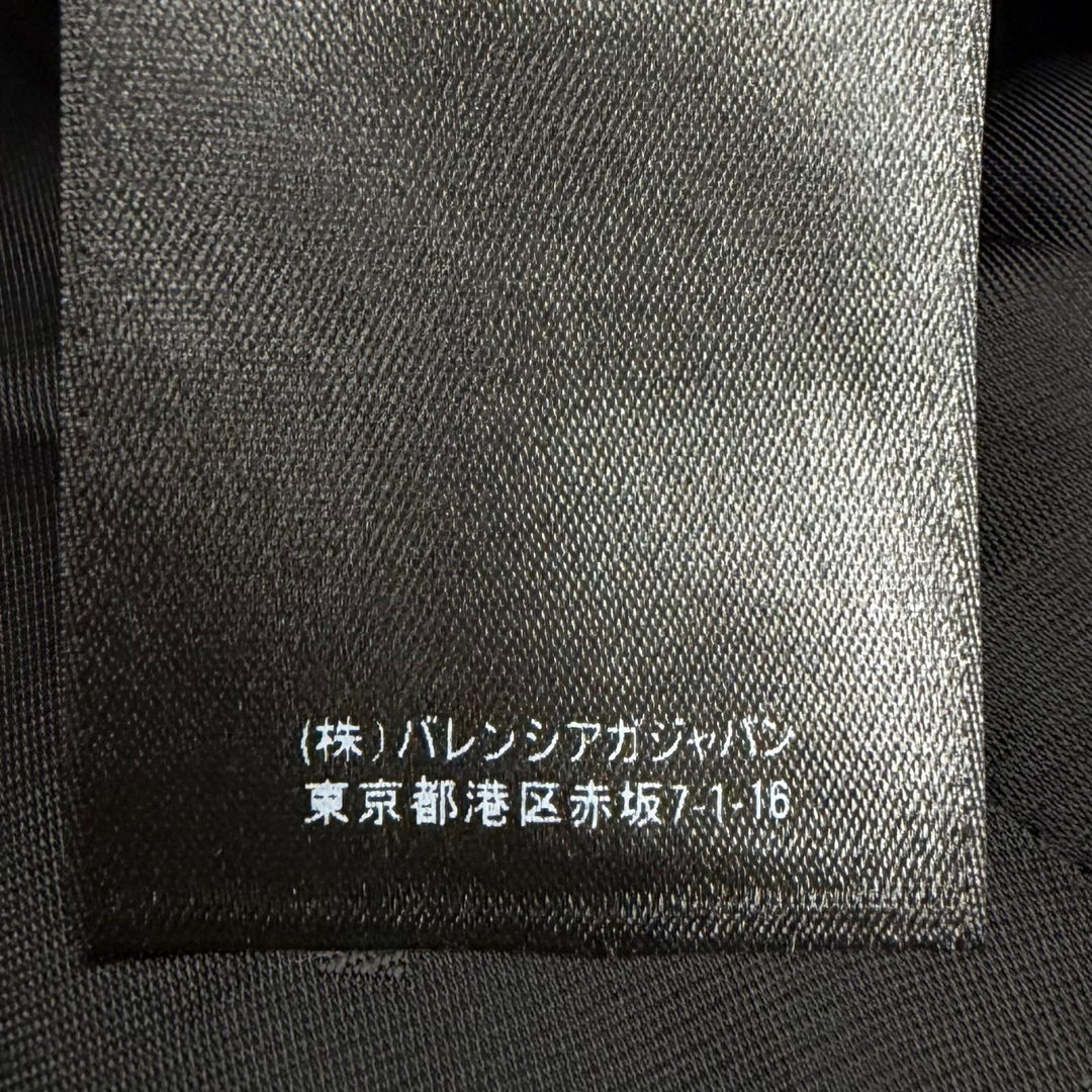 Discounted Pristine BALENCIAGA Chester coat All-over logo print on the lining Charcoal