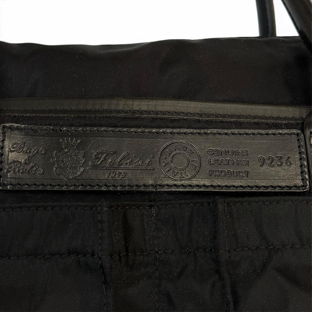 Great Felisi Tote Bag Briefcase black Nylon mens 9236