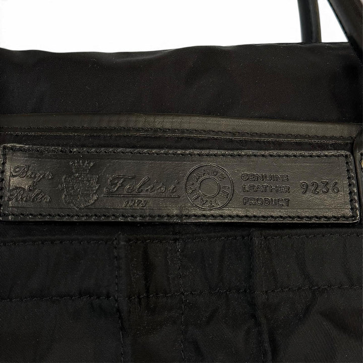 Great Felisi Tote Bag Briefcase black Nylon mens 9236