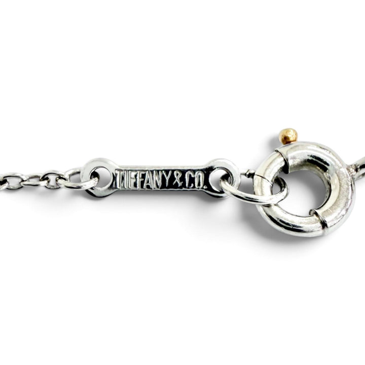 Great TIFFANY&Co. bracelet Visor yard bracelet 6P diamond Platinum PT950 67721