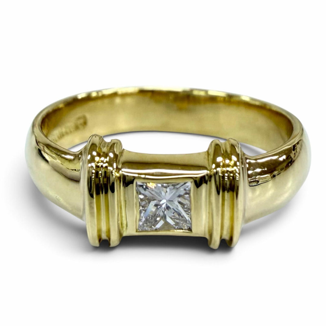 Excellent TIFFANY&Co. Ring ring Stacking Yellow Gold 750 Women