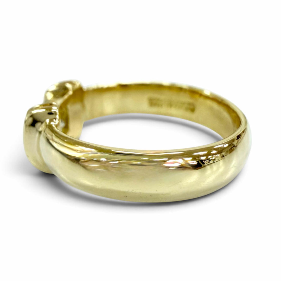 Excellent TIFFANY&Co. Ring ring Stacking Yellow Gold 750 Women