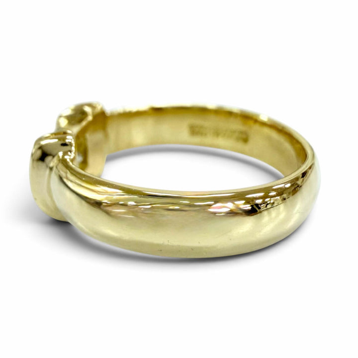 Excellent TIFFANY&Co. Ring ring Stacking Yellow Gold 750 Women