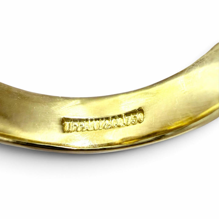 Excellent TIFFANY&Co. Ring ring Stacking Yellow Gold 750 Women