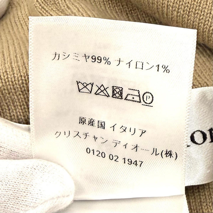 Excellent Christian Dior poncho Logo embroidery hoodie cashmere XS 014C10AM034