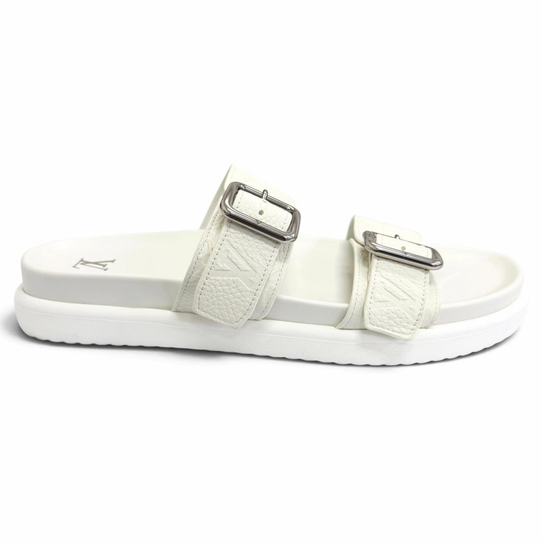 Great LOUIS VUITTON Sandals LV Venice Mules slide Bron leather mens 11 1AJVDP