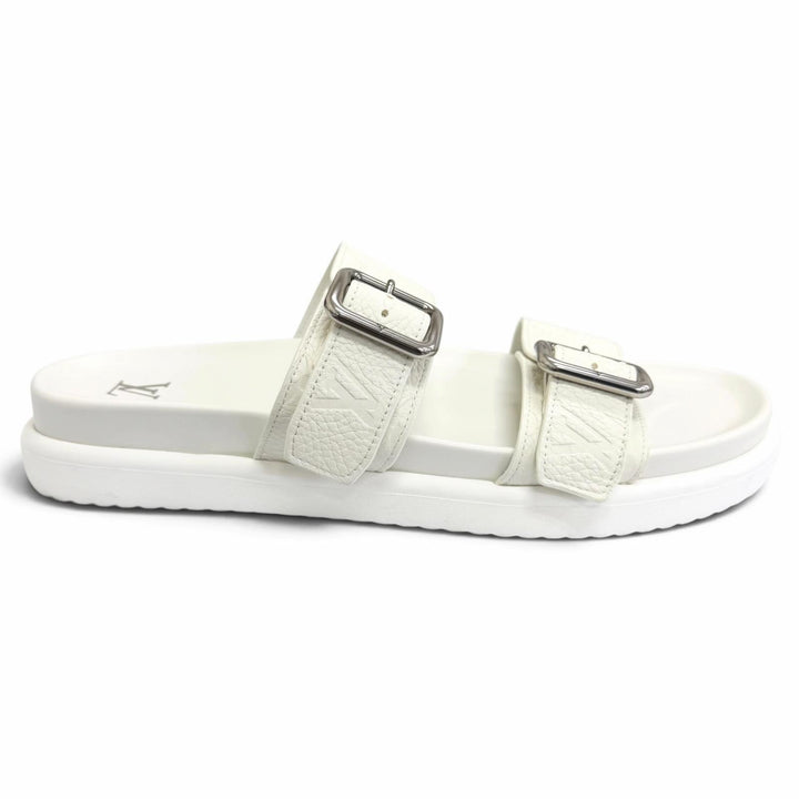Great LOUIS VUITTON Sandals LV Venice Mules slide Bron leather mens 11 1AJVDP