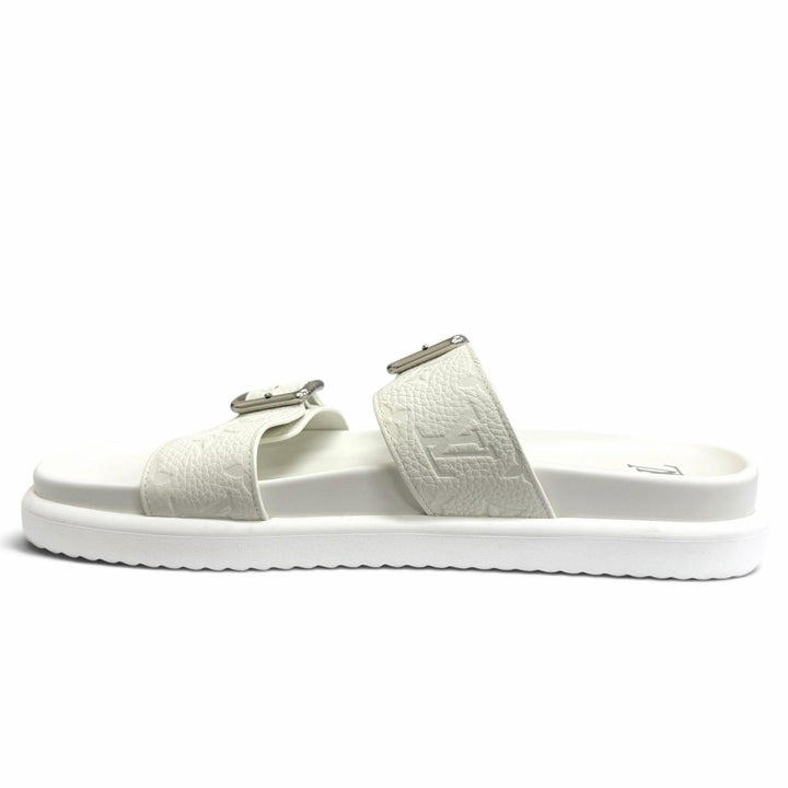 Great LOUIS VUITTON Sandals LV Venice Mules slide Bron leather mens 11 1AJVDP