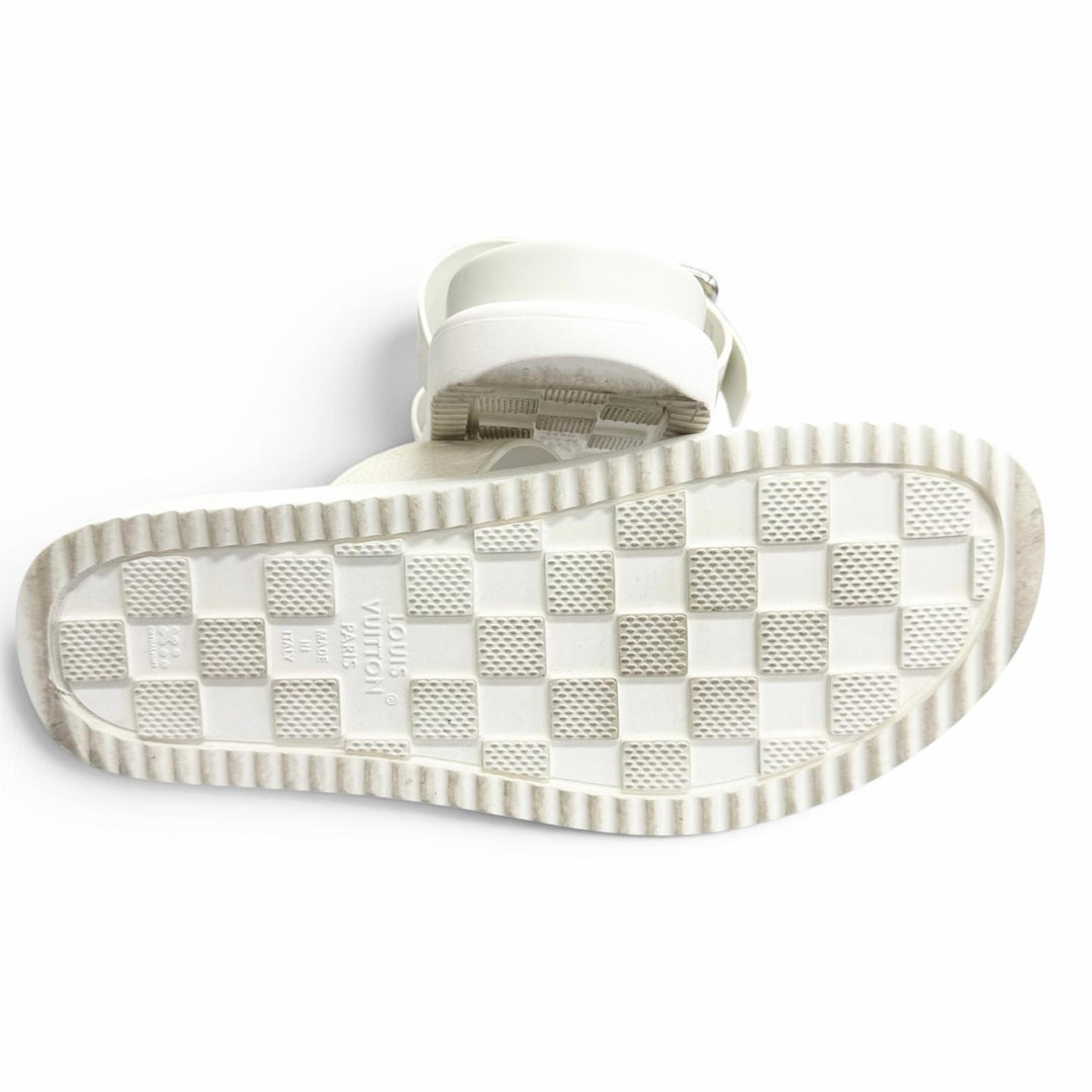 Great LOUIS VUITTON Sandals LV Venice Mules slide Bron leather mens 11 1AJVDP