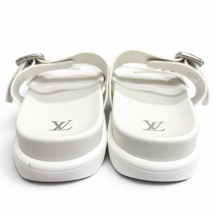 Great LOUIS VUITTON Sandals LV Venice Mules slide Bron leather mens 11 1AJVDP