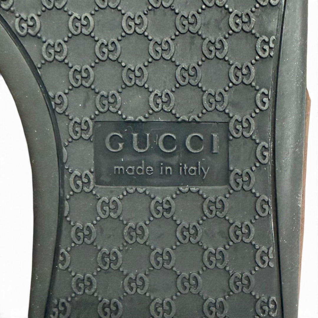 Excellent GUCCI Prima Women's Flat Ballet Shoes Horsebit Flat Shoes 36 875323
