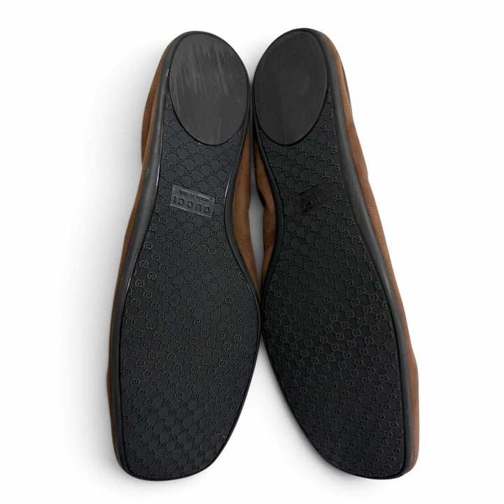 Excellent GUCCI Prima Women's Flat Ballet Shoes Horsebit Flat Shoes 36 875323