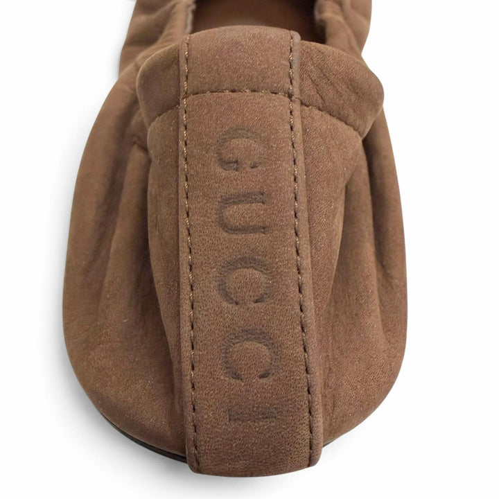 Excellent GUCCI Prima Women's Flat Ballet Shoes Horsebit Flat Shoes 36 875323