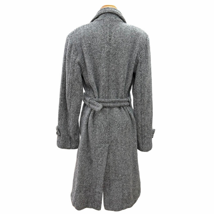 Great COMME des GARCONS coat Felted long double bed with belt GC-040160 AD2000