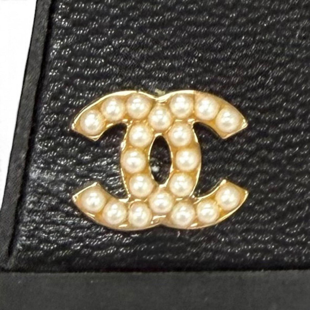 Great CHANEL Ankle boots COCO Mark Eco Pearl included black leather37 22A G39262