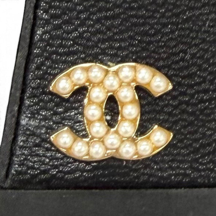 Great CHANEL Ankle boots COCO Mark Eco Pearl included black leather37 22A G39262