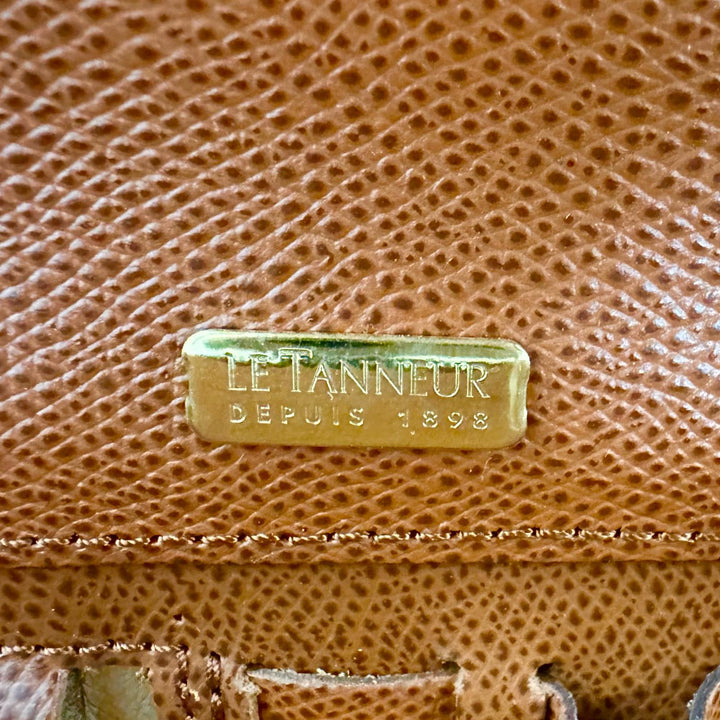 Discounted Pristine LE TANNEUR Briefcase 2WAY business bag Brown Cowhide mens TCE4200 AM1