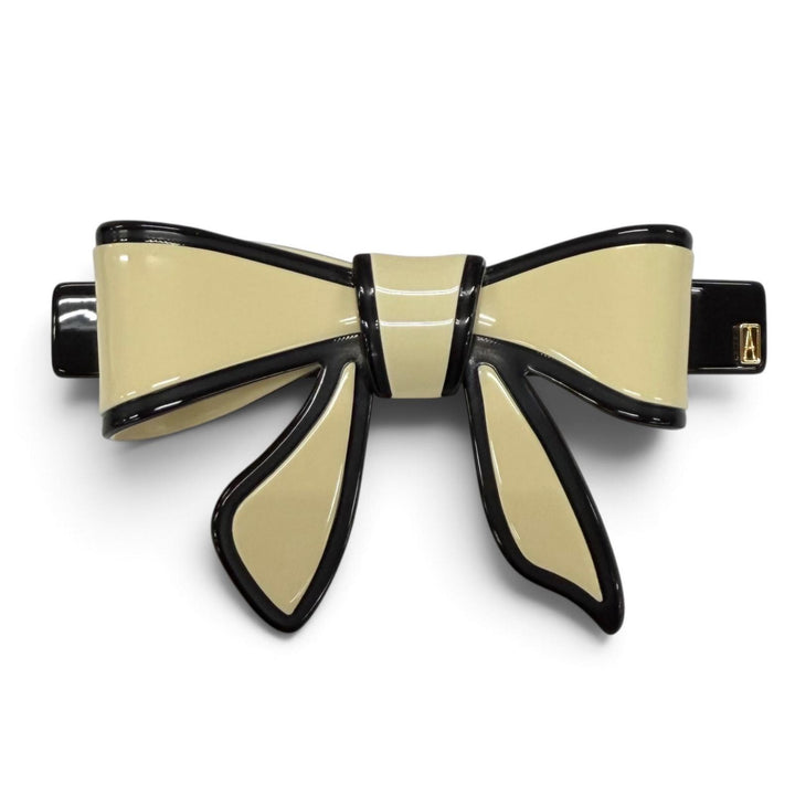 Excellent ALEXANDRE DE PARIS Valletta LISERAI Ribbon barrette hair clip beige