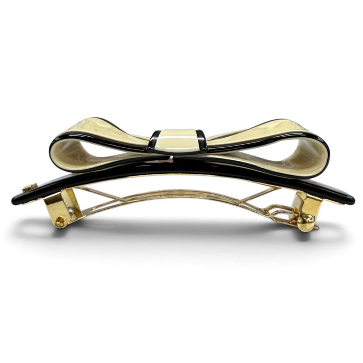Excellent ALEXANDRE DE PARIS Valletta LISERAI Ribbon barrette hair clip beige