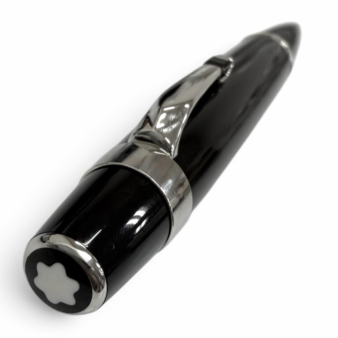 Excellent MONTBLANC Ballpoint pen BOHEME black Colored Gemstones