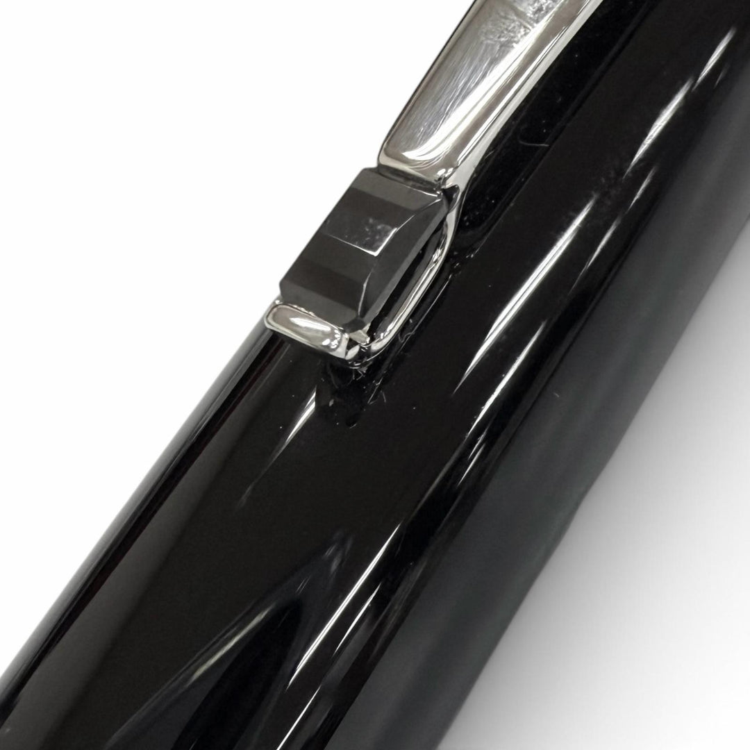 Excellent MONTBLANC Ballpoint pen BOHEME black Colored Gemstones