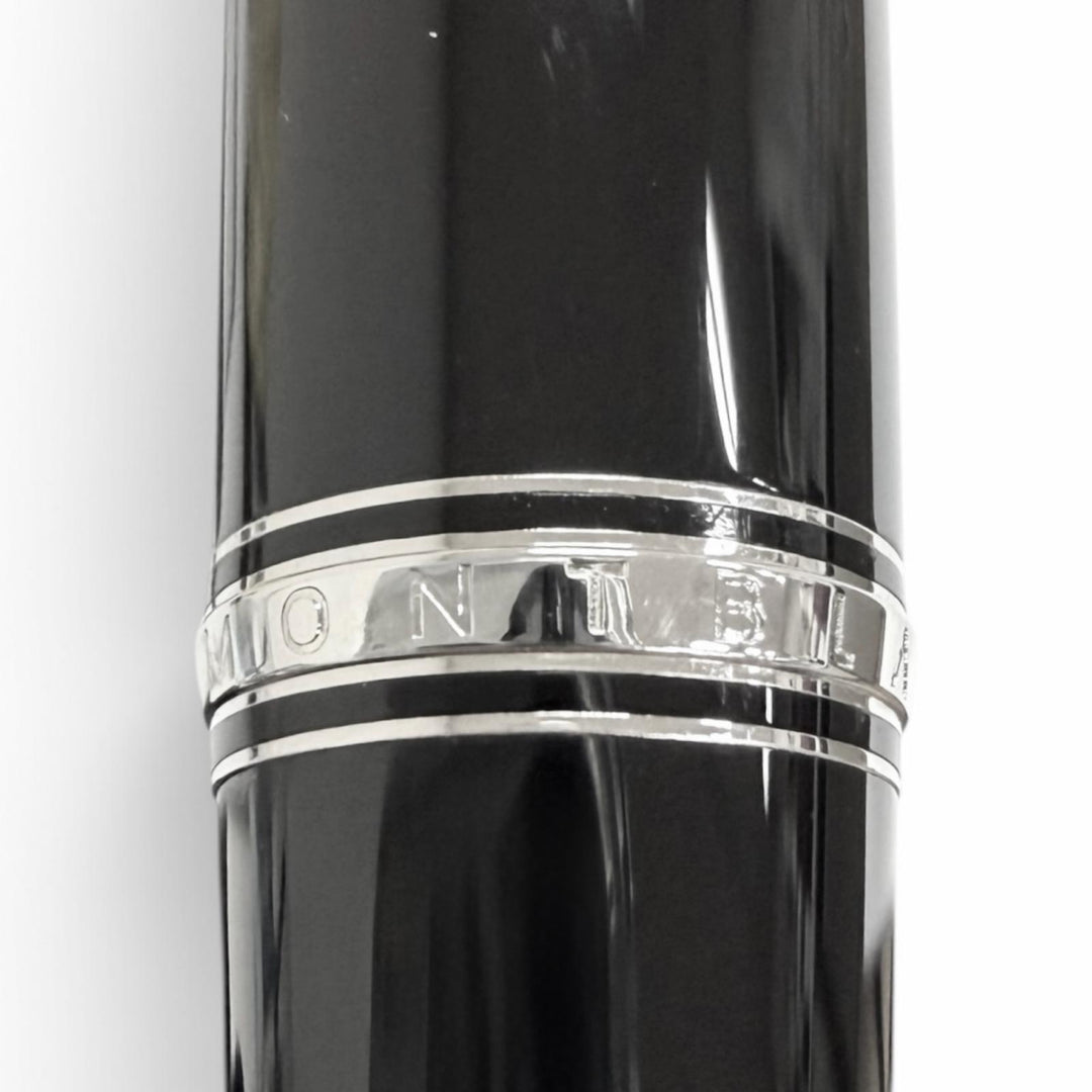 Excellent MONTBLANC Ballpoint pen BOHEME black Colored Gemstones
