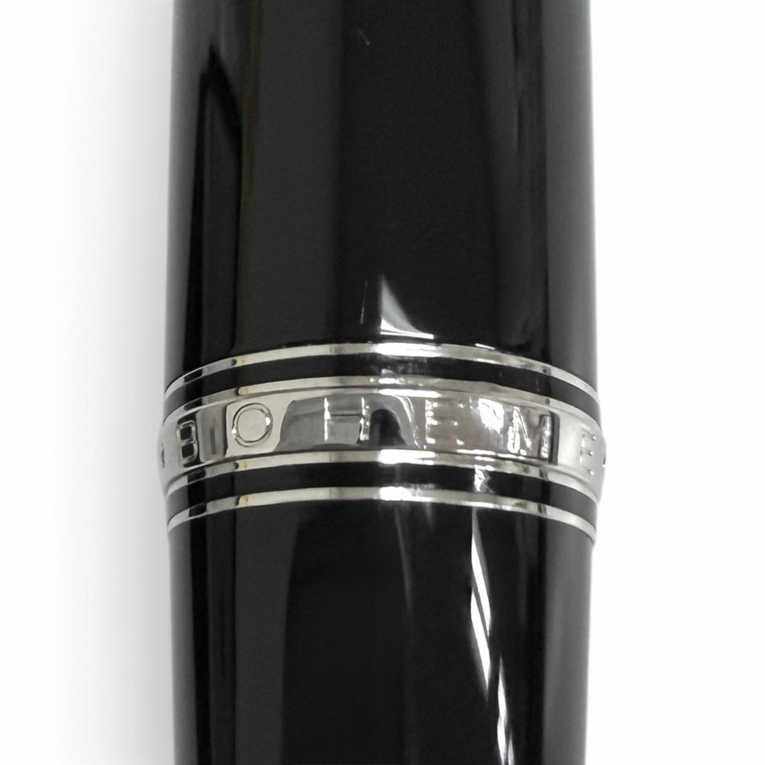 Excellent MONTBLANC Ballpoint pen BOHEME black Colored Gemstones
