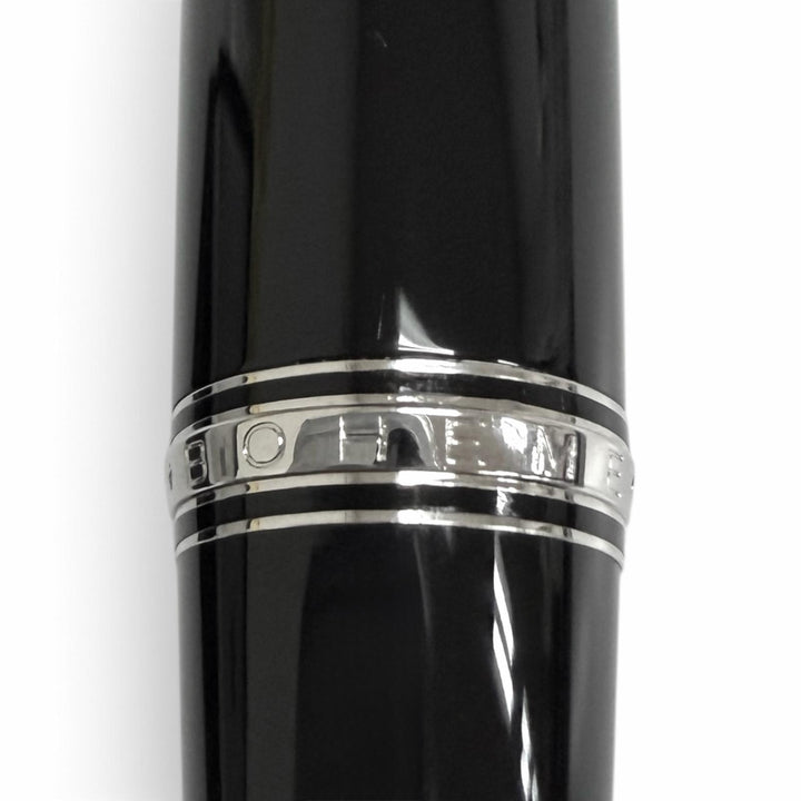 Excellent MONTBLANC Ballpoint pen BOHEME black Colored Gemstones