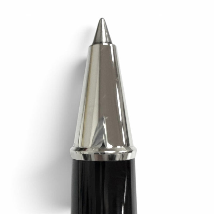 Excellent MONTBLANC Ballpoint pen Platinum Line Rollerball pen with cap black