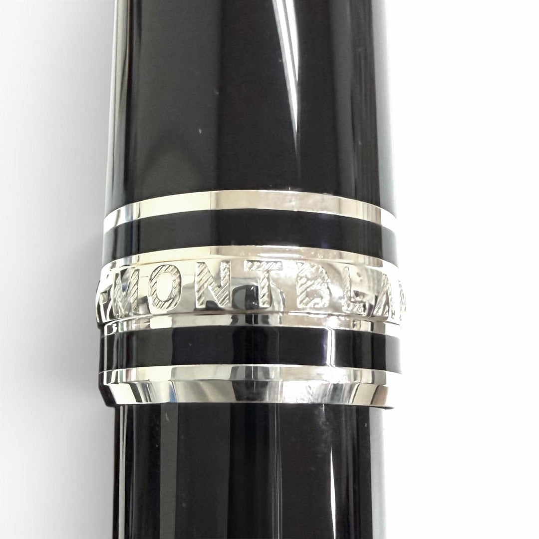 Excellent MONTBLANC Ballpoint pen Platinum Line Rollerball pen with cap black