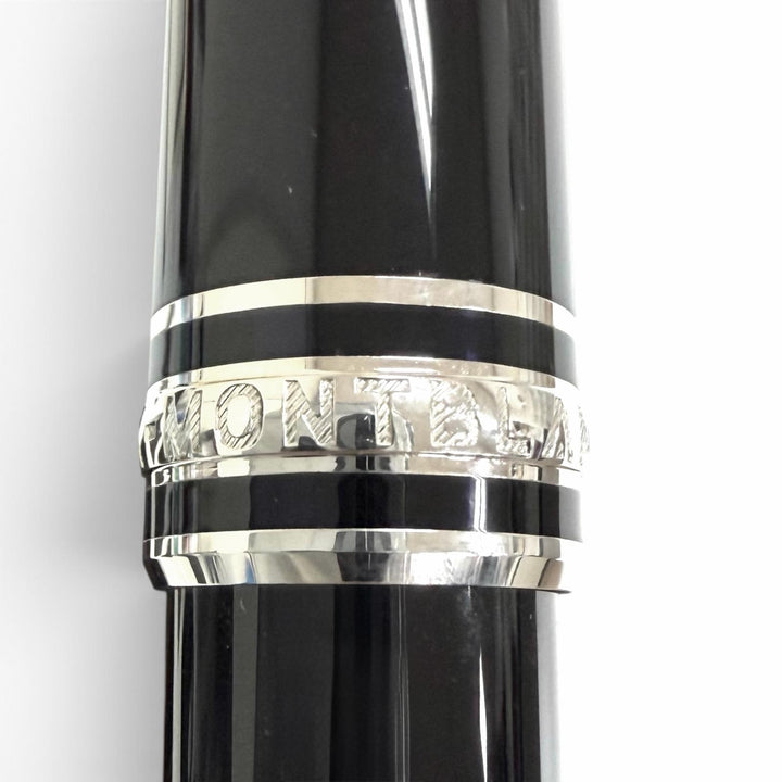 Excellent MONTBLANC Ballpoint pen Platinum Line Rollerball pen with cap black