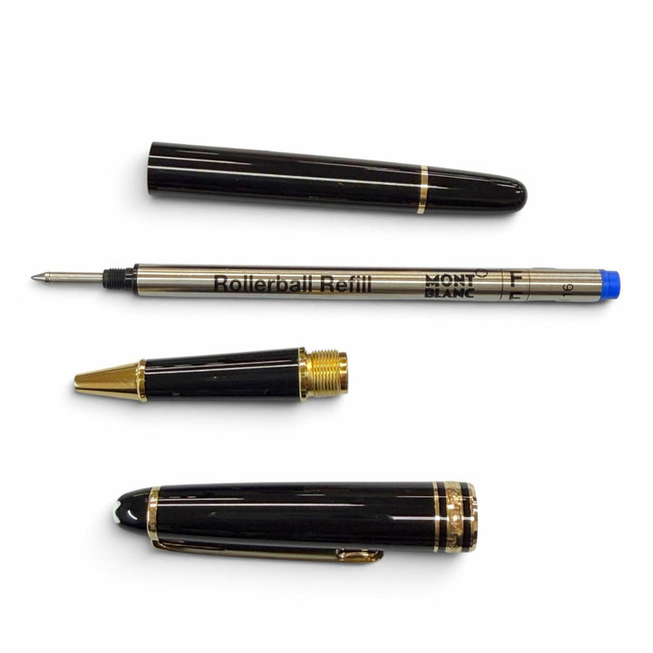 Excellent MONTBLANC Ballpoint pen Meisterstück Classic White Star Rollerball