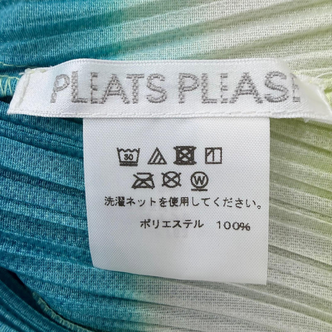 Excellent PLEATS PLEASE one piece No sleeve multicolor Women 4 PP73-JE763